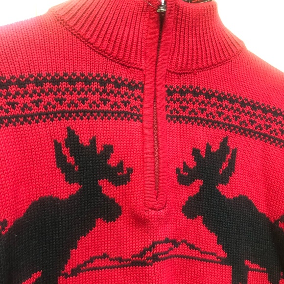 Mens Chaps cotton sweater size med - Picture 4 of 7